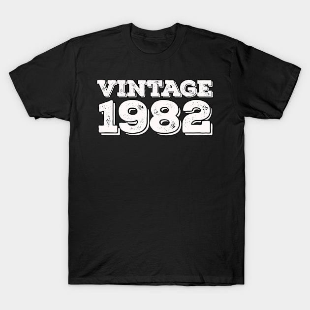 Vintage 1982 T-Shirt by LittleBoxOfLyrics